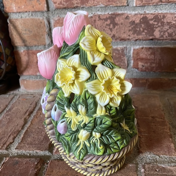 PartyLite Floral Bouquet Tealight Holder - Picture 3 of 5